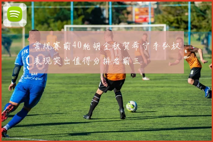 常规赛前40轮胡金秋贺希宁李弘权表现突出值得分排名前三